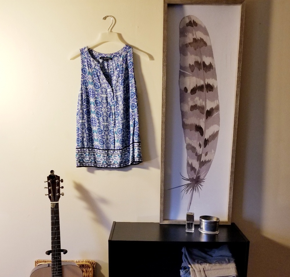 Ava Christine rayon sleeveless top.